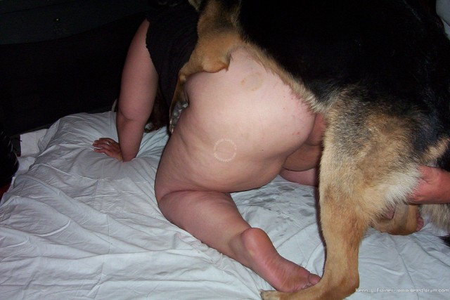 Подлинные фото порнозоо дама сношается с собачкой