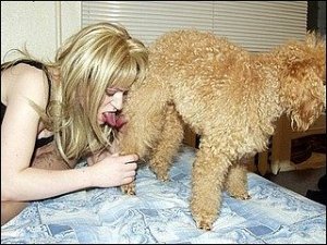 Жопастая зооблядь совокупляеся с собакой-смотрите секс с животными на фото